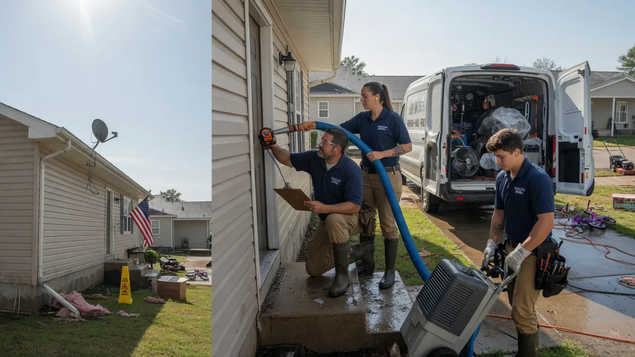 Ceiling Water Damage Restoration in Moira, NY near me